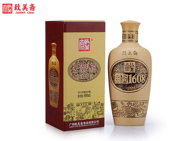 緻美(měi)齋廣州特産天頂頭抽 特級生(shēng)抽醬油 270天釀造醬油500ml